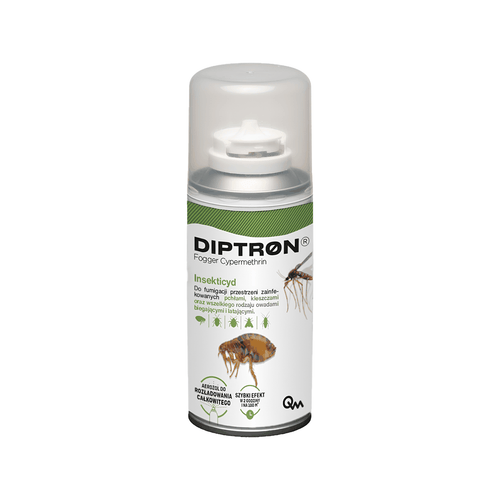 DIPTRON FOGGER CYPERMETHRIN – aerozol na owady latające i biegające do zamgławiania